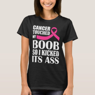 Bröstcancer berörde mitt bröst så jag kissade det t shirt