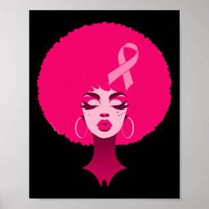 Bröstcancer Black African Women Support Poster