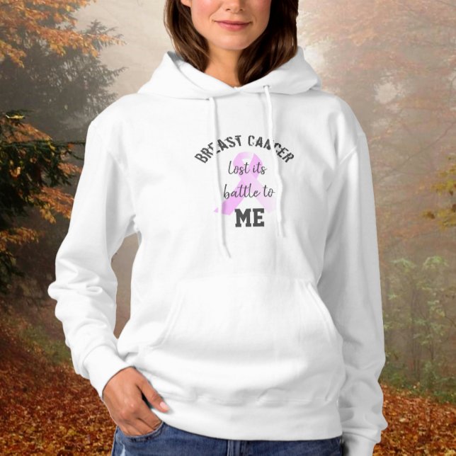 Bröstcancer Borttappaden Battle till ME | Efterlev T Shirt (Breast Cancer Lost its Battle to Me Hoodie)