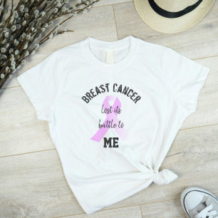Bröstcancer Borttappaden Battle till ME   Efterlev T Shirt