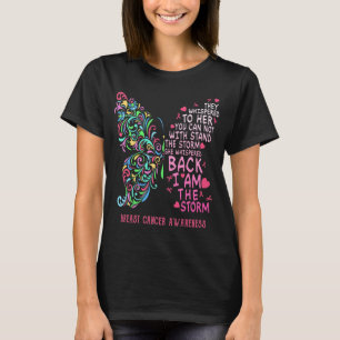 Bröstcancer Butterfly Jag är stormen B T Shirt