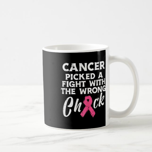 Bröstcancer fick en felaktig medvetenhet om Chicke Kaffemugg (Höger)