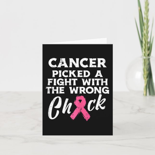 Bröstcancer fick en felaktig medvetenhet om Chicke Kort (Framsida)