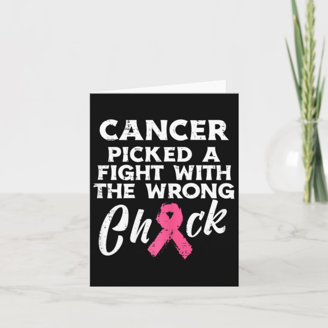 Bröstcancer fick en felaktig medvetenhet om Chicke Kort (Framsida)