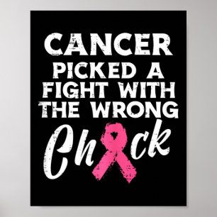 Bröstcancer fick en felaktig medvetenhet om Chicke Poster