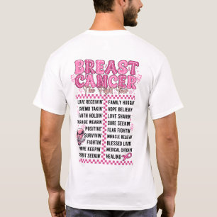 Bröstcancer Fight Tour Bröstcanceröverlevare T Shirt