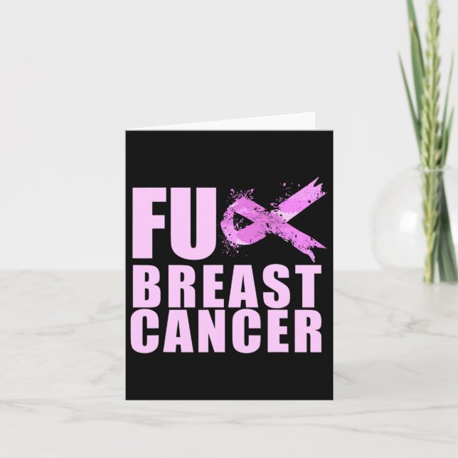 Bröstcancer för bröstcancer kort (Framsida)