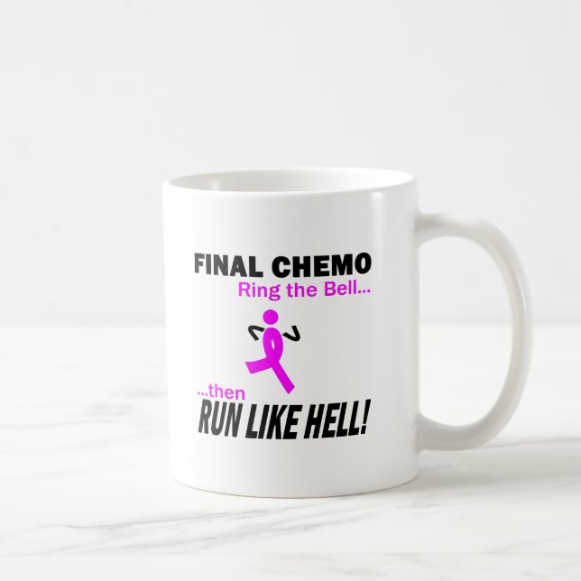 Bröstcancer för finalChemo springa mycket - Kaffemugg (Höger)