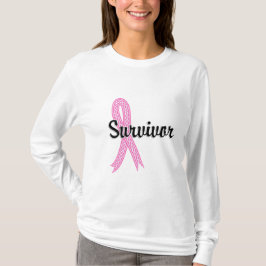 Bröstcancer för överlevande 17 tee shirt