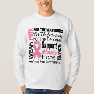 Bröstcancer ha på sig jag rosa bandTRIBUTE T Shirt