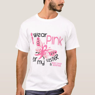 Bröstcancer HA PÅ SIG JAG ROSOR FÖR MIN SYSTER  T Shirt