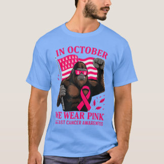 Bröstcancer Halloween i oktober Vi bär Rosa gi T Shirt
