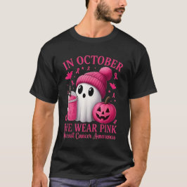Bröstcancer Halloween Kvinnor i oktober Vi Bära P T Shirt