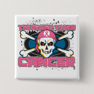 Bröstcancer hårdare än cancer Skull Knapp