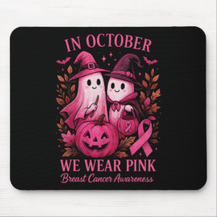 Bröstcancer hemsöker kvinnor Halloween i oktober Musmatta