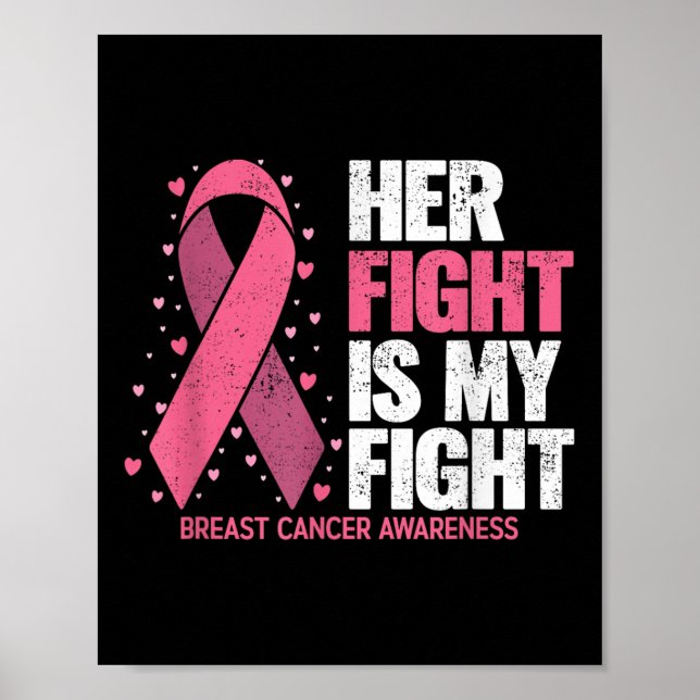 Bröstcancer Hennes kamp är min kamp mot bröstcance Poster (Framsidan)