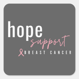 Bröstcancer, hoppstöd. Etiketter och etiketter