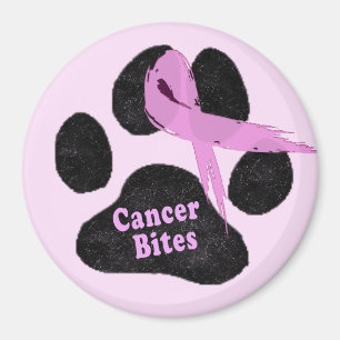 Bröstcancer hos hundar bit hundens tass och rosa b magnet