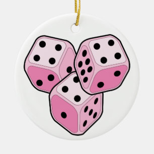 Bröstcancer i Bunco Julgransprydnad Keramik