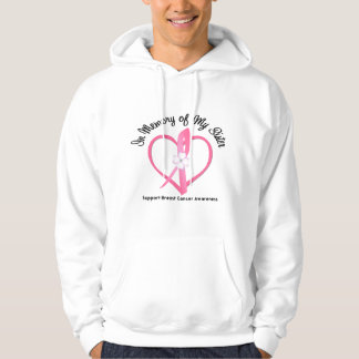Bröstcancer i minne av min syster sweatshirt