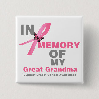 Bröstcancer i minnet på min Underbara mormor Knapp
