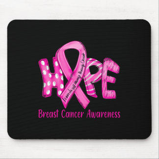 Bröstcancer i oktober Bära Rosa Ribbon Musmatta