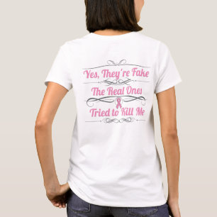 Bröstcancer ja är de fejkar t-shirt