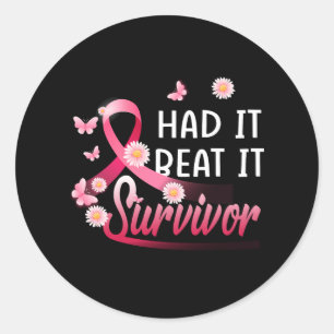Bröstcancer... Jag trodde att det överlevande Rosa Runt Klistermärke