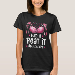 Bröstcancer... Jag trodde att det överlevande Rosa T Shirt