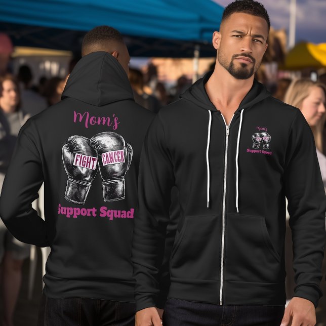 Bröstcancer Kämpe Stöd Squad T Shirt (Skapare uppladdad)