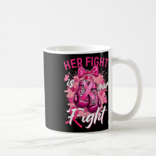 Bröstcancer Kampen är vår kamp mot bröstcancer Kaffemugg