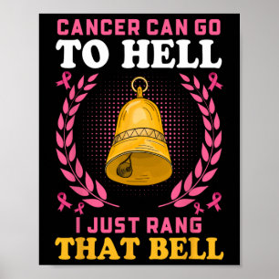 Bröstcancer kan gå till helvetet. Jag ringde bara Poster