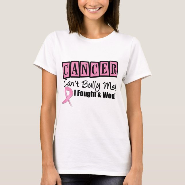 Bröstcancer kan inte ge mig en chans. t-shirt (Framsida)
