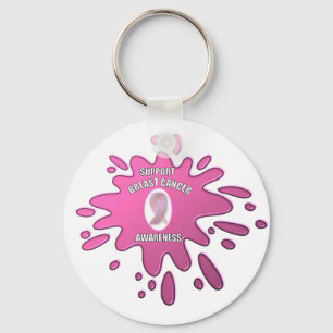 BRÖSTCANCER KEYCHAIN NYCKELRING