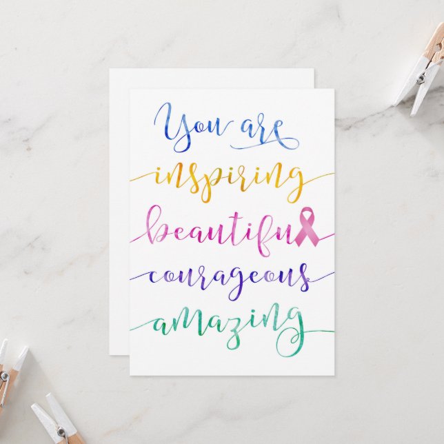 Bröstcancer – Kom ihåg vem du är Kort (Fram/Back In Situ)