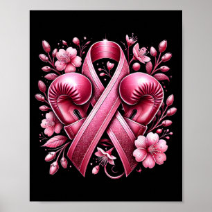 Bröstcancer Krigare Bröstcancer Medvetenhet Poster
