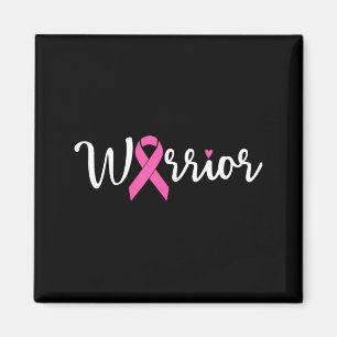 Bröstcancer Krigare Bröstcancer Medvetenhet Rosa Magnet