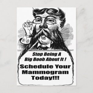 Bröstcancer Mammogram Vykort