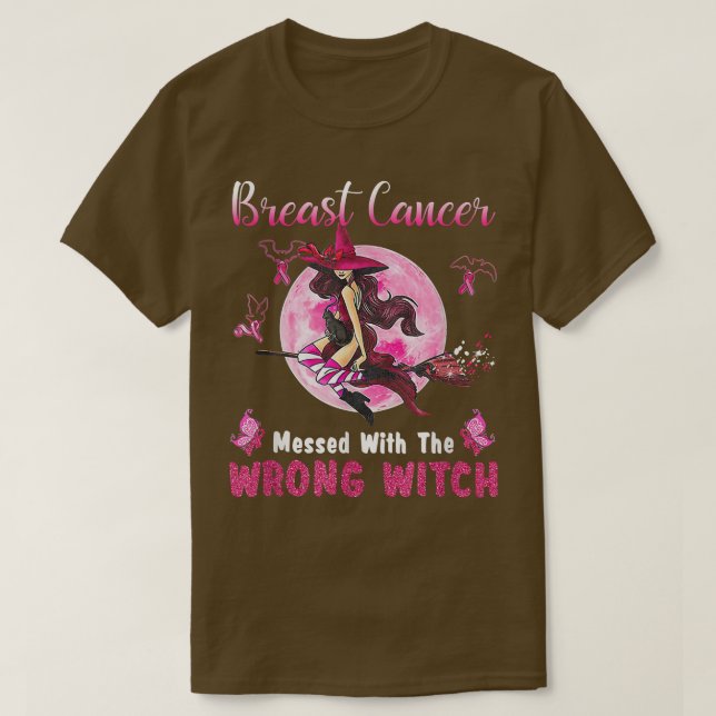 Bröstcancer med fel klang Hallowee T Shirt (Design framsida)
