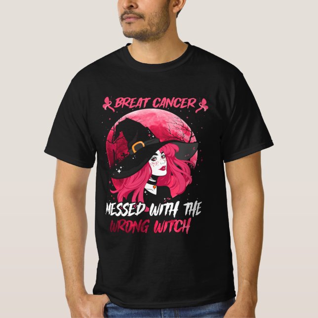 Bröstcancer med fel Rosa- klåda T Shirt (Framsida)