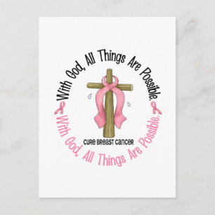 Bröstcancer MED GOD KOR 1 Vykort