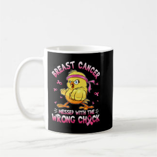Bröstcancer med Wrongs-Chicken funny Kaffemugg