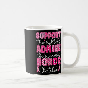 Bröstcancer medvetenhet Admire Honor Breast Cancer Kaffemugg