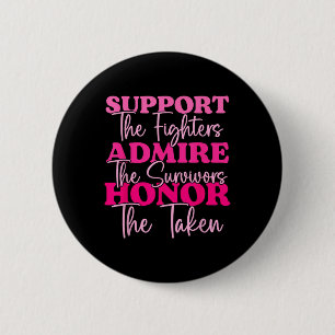 Bröstcancer medvetenhet Admire Honor Breast Cancer Knapp