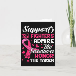 Bröstcancer medvetenhet Admire Honor Breast Cancer Kort