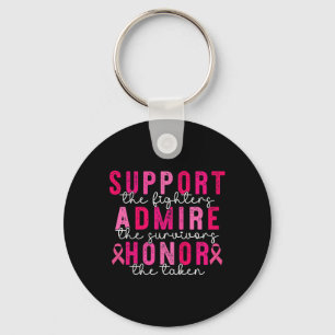 Bröstcancer medvetenhet Admire Honor Breast Cancer Nyckelring