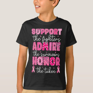 Bröstcancer medvetenhet Admire Honor Breast Cancer T Shirt
