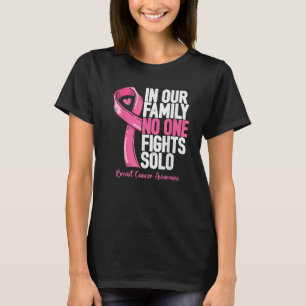 Bröstcancer medvetenhet-familjens kvinnor bröstcan t shirt