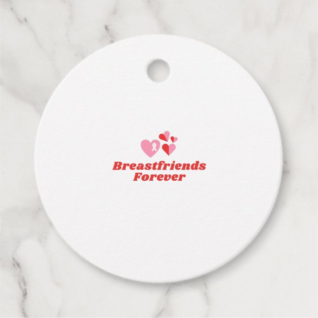 Bröstcancer medvetenhet gåvor etiketter (Framsida)