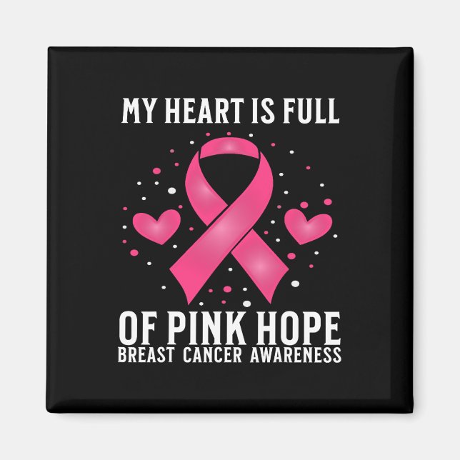 Bröstcancer medvetenhet ger bröstcancer magnet (Framsidan)